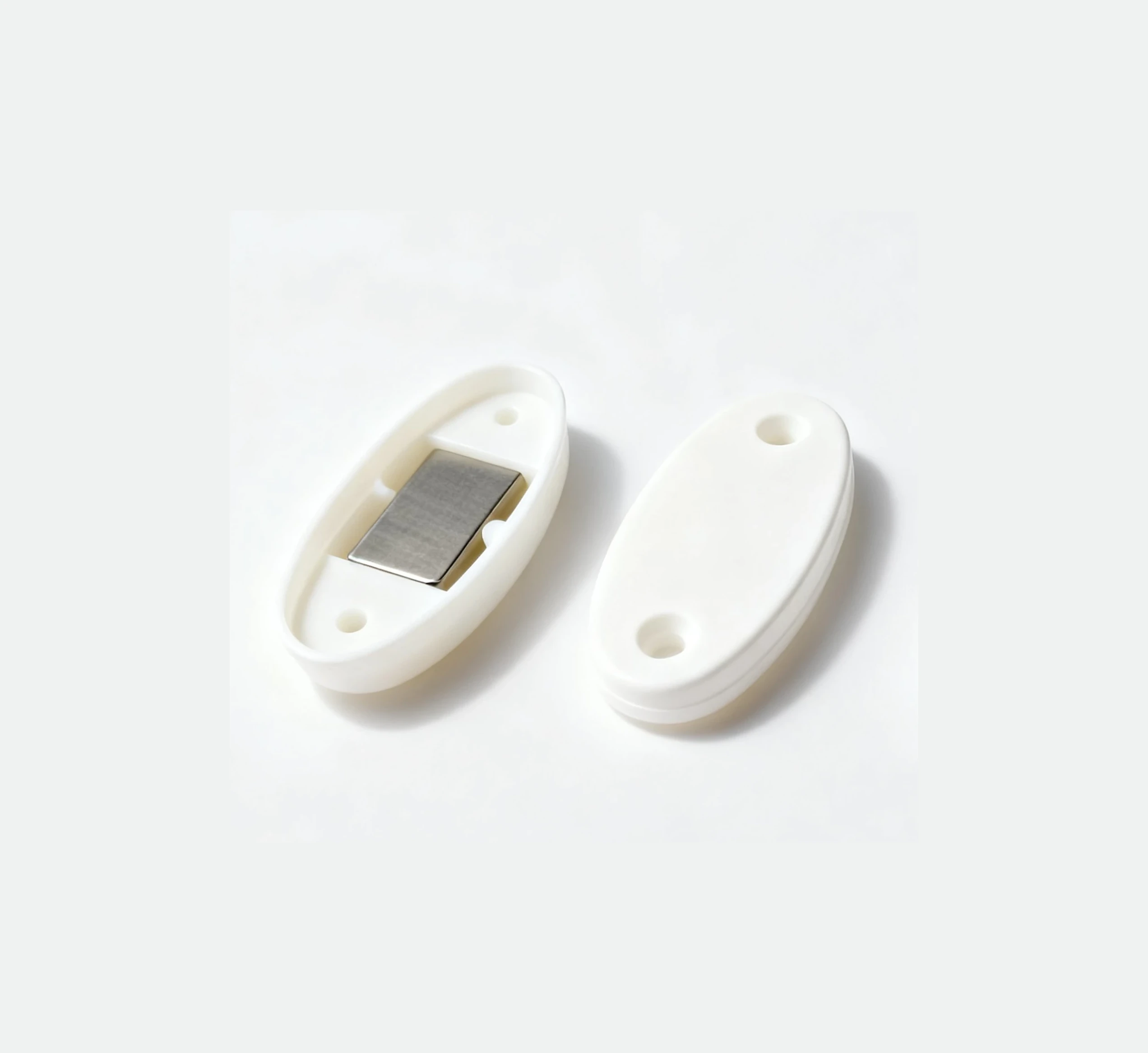 Fermaporta magnetico in plastica – Coppia
