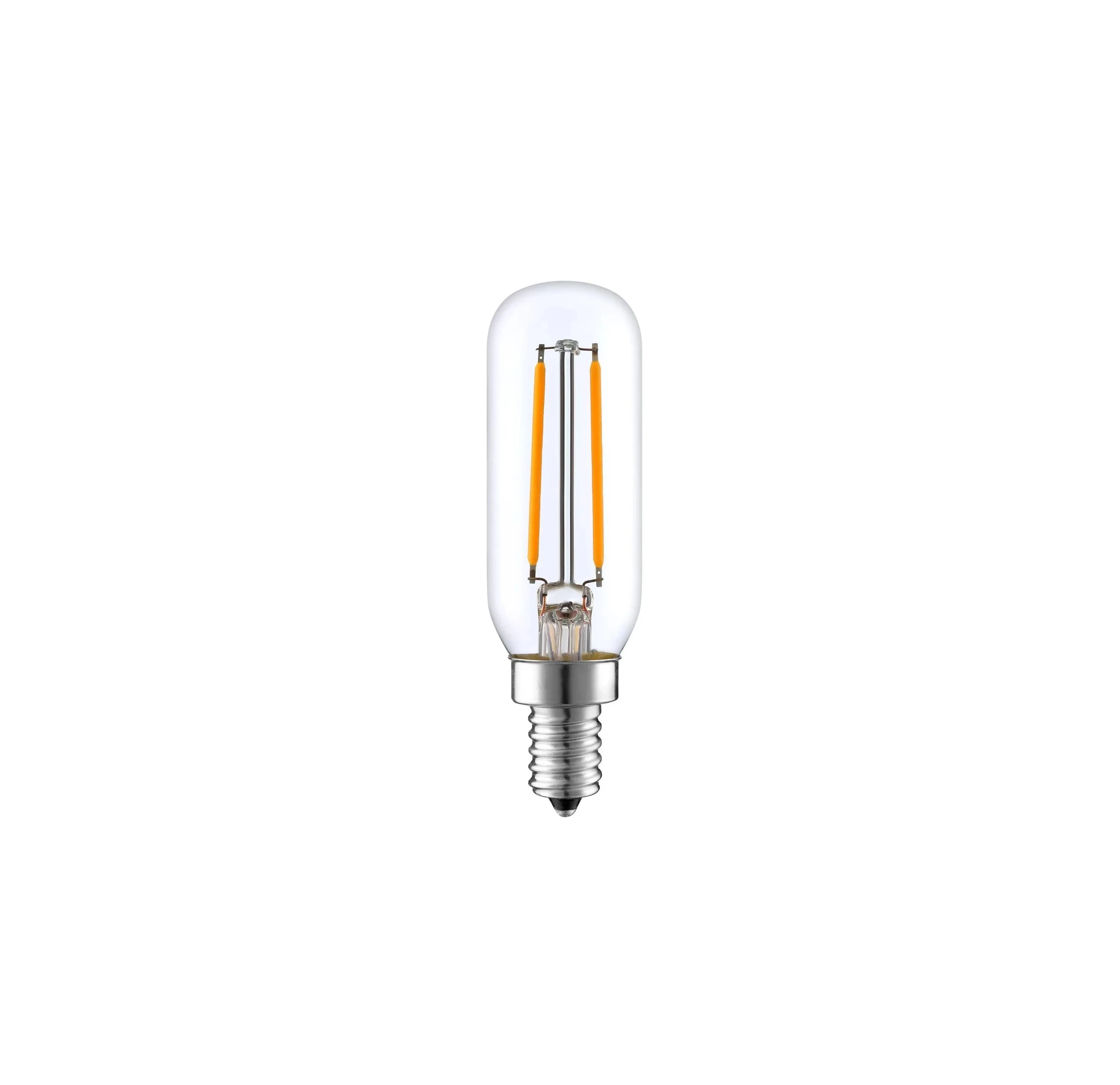 T-Series Vintage LED Filament Tube Bulb — 180–265V / 2W / E14 / 2700K